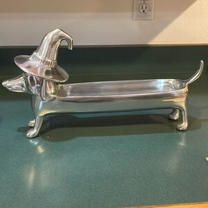Dachshund metal Broomstick BLVD handcrafted dachshund candy/serving …